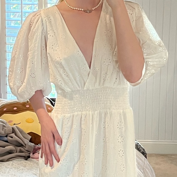 Anthropologie Hutch Long White Jumpsuit - Picture 3 of 10